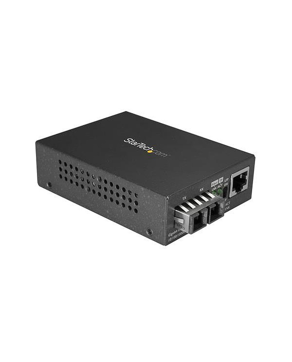 StarTech.com MCMGBSCMM055 convertisseur de support réseau 1000 Mbit/s 850 nm Multimode Noir