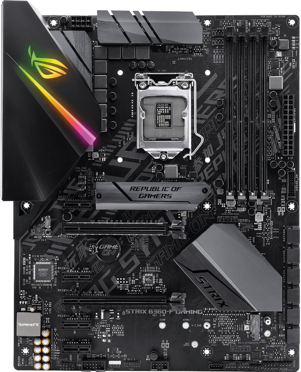 ASUS ROG STRIX B360-F GAMING Intel B360 LGA 1151 (Emplacement H4) ATX