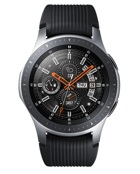 Samsung Galaxy Watch 3,3 cm (1.3") OLED 46 mm Numérique 360 x 360 pixels Écran tactile Argent Wifi GPS (satellite)