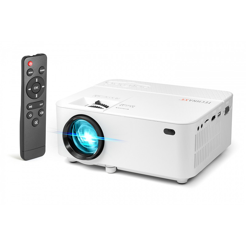 Technaxx TX-113 Projecteur à focale standard LED 800x480 1800 ANSI lumens