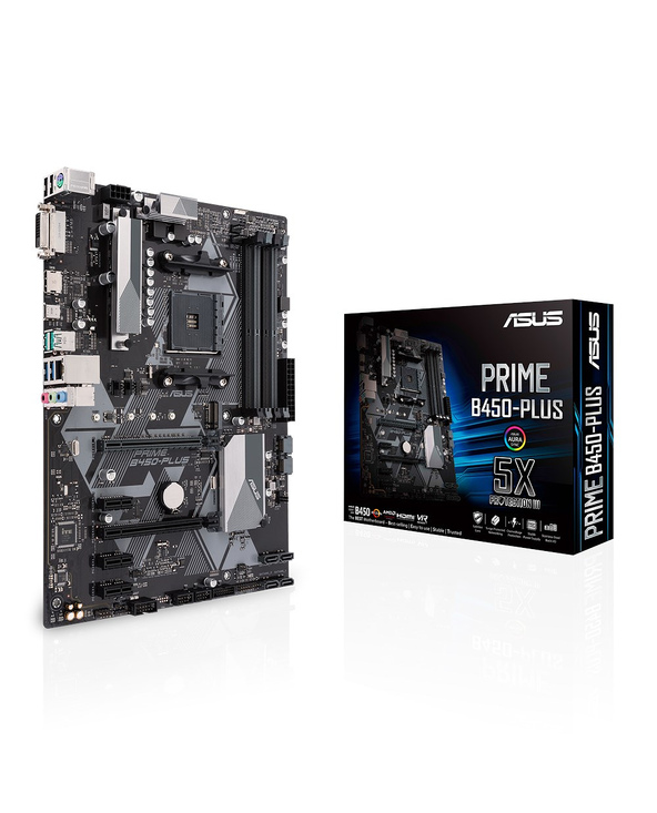 ASUS PRIME B450-PLUS AMD B450 Emplacement AM4 ATX