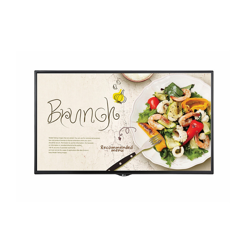 LG 32SM5KE-B affichage de messages Écran plat de signalisation numérique 81,3 cm (32") LED 400 cd/m² Full HD Noir