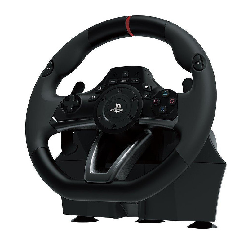 Hori PS4-052E accessoire de jeux vidéo Noir USB Volant + pédales Numérique PC, PlayStation 4, Playstation 3
