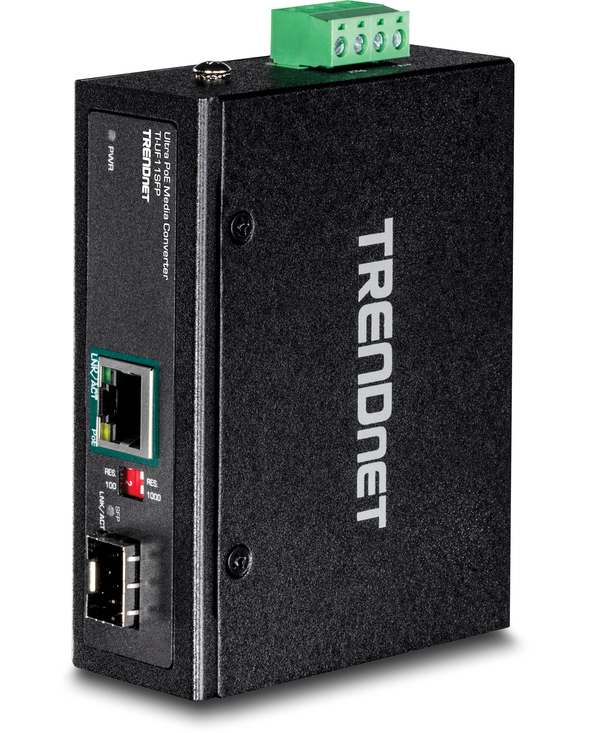 Trendnet TI-UF11SFP convertisseur de support réseau Interne 1000 Mbit/s Noir