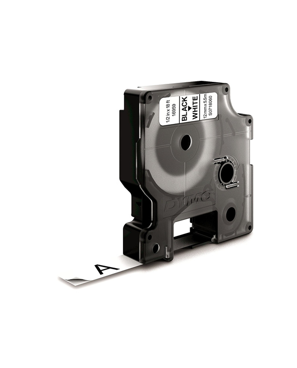 DYMO D1 - Durable Étiquettes - Noir sur blanc - 12mm x 5.5m