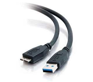 C2G 81685 câble USB 3 m USB 3.2 Gen 1 (3.1 Gen 1) USB A Micro-USB B Noir