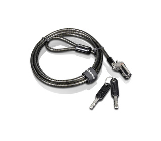 Lenovo 0B47388 câble antivol Noir, Charbon de bois 1,5 m