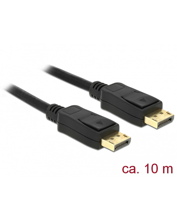 DeLOCK 84862 câble DisplayPort 10 m Noir