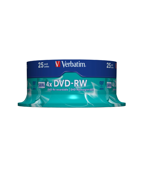 Verbatim DVD-RW Matt Silver 4,7 Go 25 pièce(s)