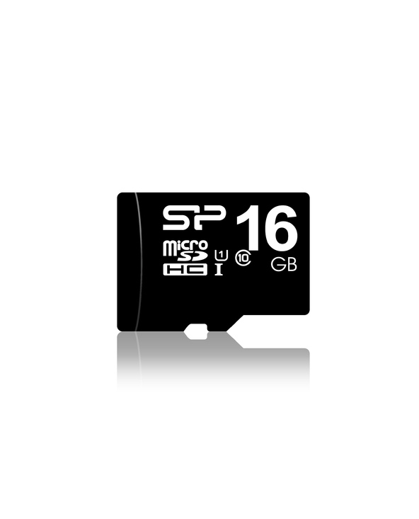 Silicon Power SP016GBSTH010V10SP mémoire flash 16 Go MicroSDHC UHS-I Classe 10