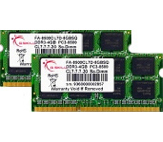 G.Skill FA-8500CL7D-8GBSQ module de mémoire 8 Go 2 x 4 Go DDR3 1066 MHz