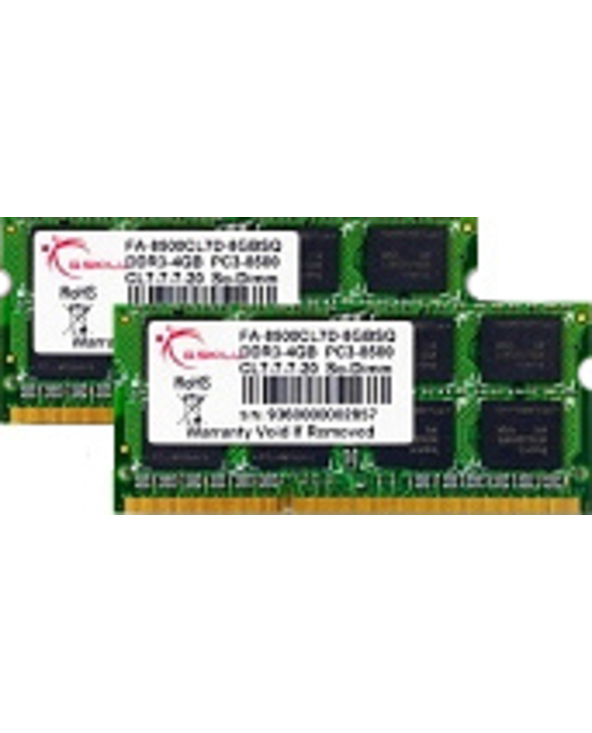 G.Skill FA-8500CL7D-8GBSQ module de mémoire 8 Go 2 x 4 Go DDR3 1066 MHz