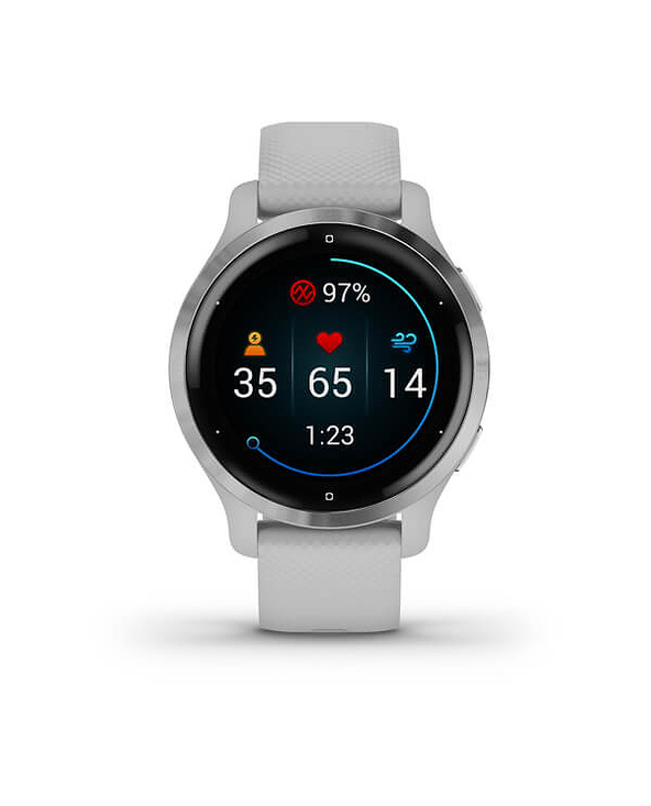 Garmin Venu 2S 2,79 cm (1.1") AMOLED 40 mm Numérique 360 x 360 pixels Écran tactile Gris Wifi GPS (satellite)