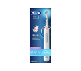 Oral-B Pro Sensitive Clean Pro 3 Adulte Brosse à dents rotative oscillante Blanc