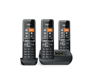 Gigaset COMFORT 550A Téléphone analogique Identification de l'appelant Noir