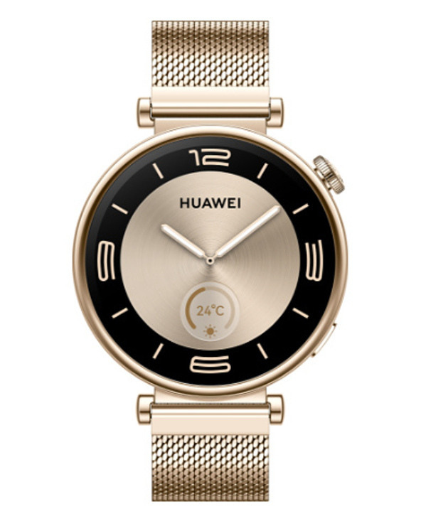 Huawei GT 4 3,35 cm (1.32") AMOLED 41 mm Numérique 466 x 466 pixels Or Wifi GPS (satellite)