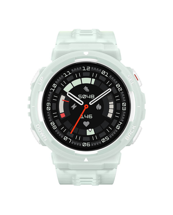 Amazfit ACTIVE EDGE 3,35 cm (1.32") TFT 46 mm Numérique 360 x 360 pixels Écran tactile Couleur menthe GPS (satellite)
