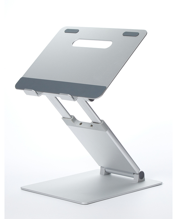 POUT Eyes3 Lift - Support télescopique en aluminium pour ordinateur portable, gris argenté