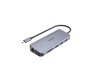 UNITEK D1026B station d'accueil USB 3.2 Gen 1 (3.1 Gen 1) Type-C Gris