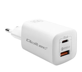 Qoltec 50765 chargeur d'appareils mobiles Ordinateur portable, Consoles portables, Chargeur électrique, Smartphone, Smartwatch, 
