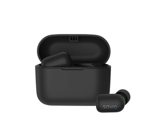 Savio TWS-09 écouteur/casque True Wireless Stereo (TWS) Ecouteurs Appels/Musique Bluetooth Noir