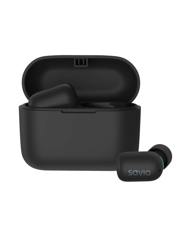 Savio TWS-09 écouteur/casque True Wireless Stereo (TWS) Ecouteurs Appels/Musique Bluetooth Noir