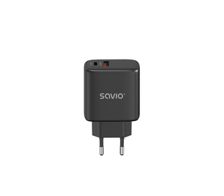 Savio LA-06/B USB Quick Charge Power Delivery 3.0 30W Internal charger Casque, Souris, Tablette, téléphone, Montre Noir Extérieu