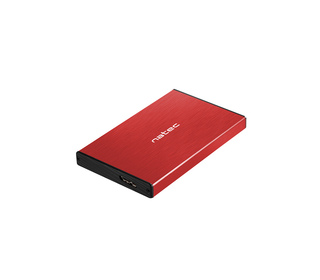 NATEC Rhino GO Boîtier disque dur/SSD Rouge 2.5"