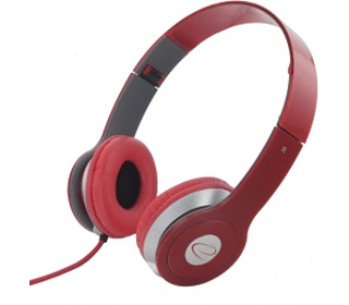 Esperanza EH145R écouteur/casque Écouteurs Avec fil Arceau Musique Rouge