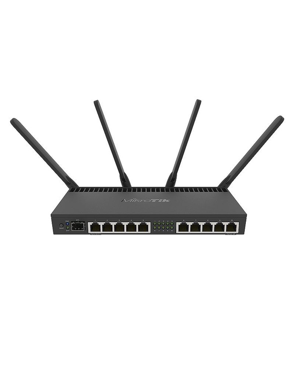 Mikrotik RB4011iGS+5HacQ2HnD-IN routeur sans fil Gigabit Ethernet Bi-bande (2,4 GHz / 5 GHz) Noir