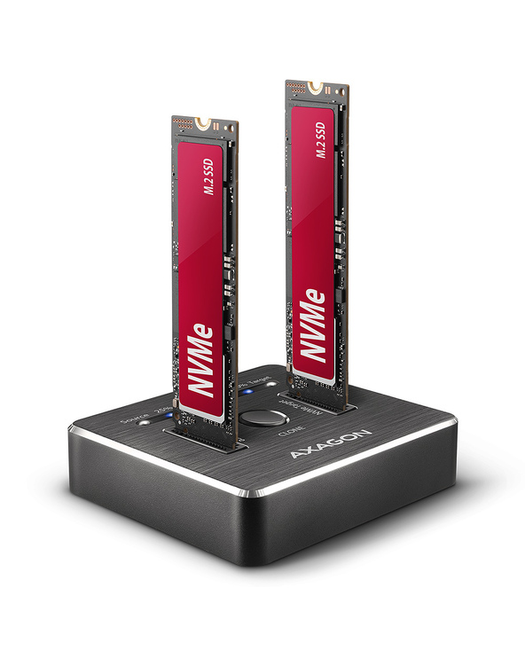 Axagon ADSA-M2C Station d'accueil de disques de stockage USB 3.2 Gen 2 (3.1 Gen 2) Type-C