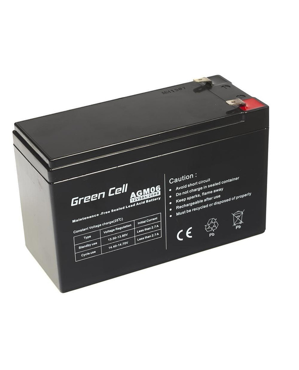 Green Cell AGM06 Batterie de l'onduleur Sealed Lead Acid (VRLA) 12 V 9 Ah