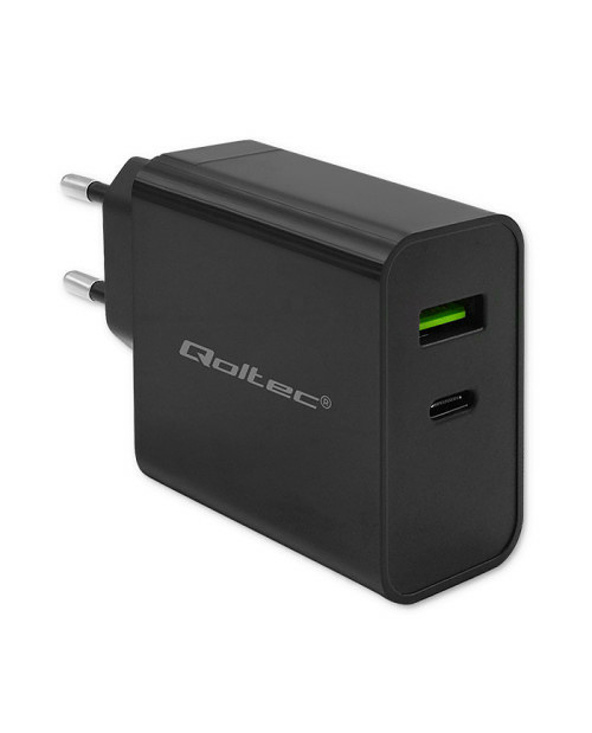 Qoltec 52378 chargeur d'appareils mobiles Ordinateur portable, Consoles portables, Chargeur électrique, Smartphone, Smartwatch, 