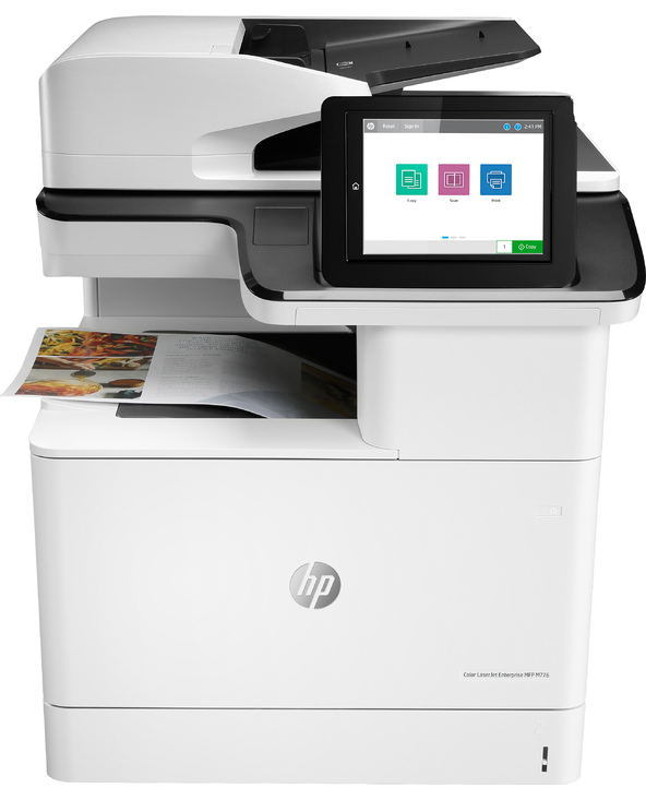 HP Color LaserJet Enterprise Imprimante multifonction M776dn, Impression, copie, numérisation et télécopie en option, Impression