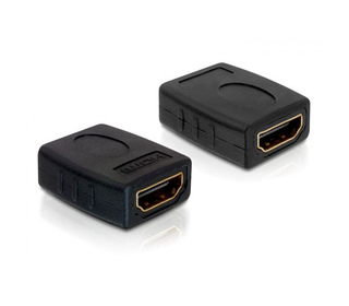 Techly IADAP-HDMI-F/F changeur de genre de câble Noir