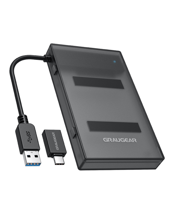GRAUGEAR G-2603-AC Station d'accueil de disques de stockage USB 3.2 Gen 1 (3.1 Gen 1) Type-A Noir