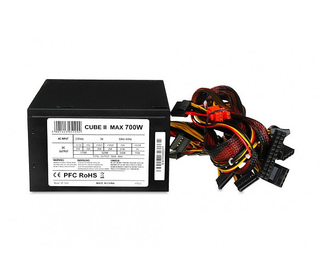 iBox CUBE II unité d'alimentation d'énergie 700 W 20+4 pin ATX ATX Noir