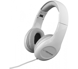 Esperanza EH138W écouteur/casque Écouteurs Avec fil Arceau Musique Blanc