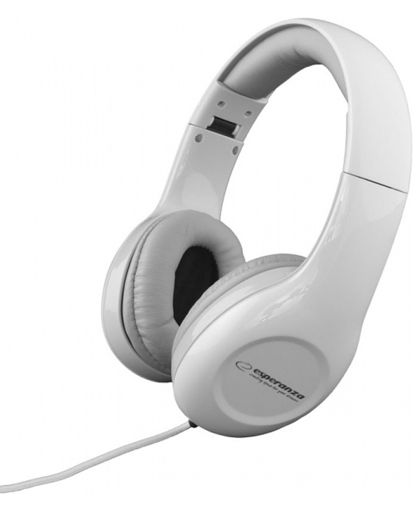 Esperanza EH138W écouteur/casque Écouteurs Avec fil Arceau Musique Blanc