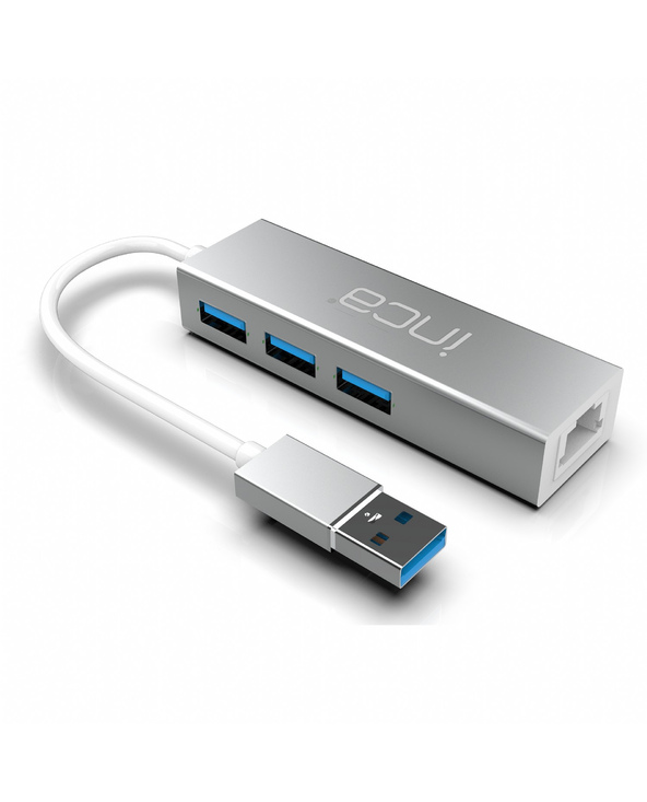 Inca IUSB-03T hub & concentrateur USB 3.2 Gen 1 (3.1 Gen 1) Type-A Aluminium