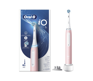 Oral-B iO 8006540730843 brosse à dents électrique Adulte Brosse à dents vibrante Rose, Blanc