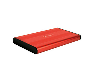 Connectland BE-USB3-2519-RED Boîtier de disques de stockage Boîtier disque dur/SSD Rouge 2.5"