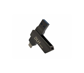 DLH DY-KU4972 lecteur USB flash 128 Go USB Type-A / USB Type-C 3.2 Gen 1 (3.1 Gen 1) Gris
