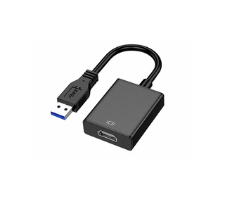DLH DY-TU4991 adaptateur graphique USB 1920 x 1200 pixels Noir