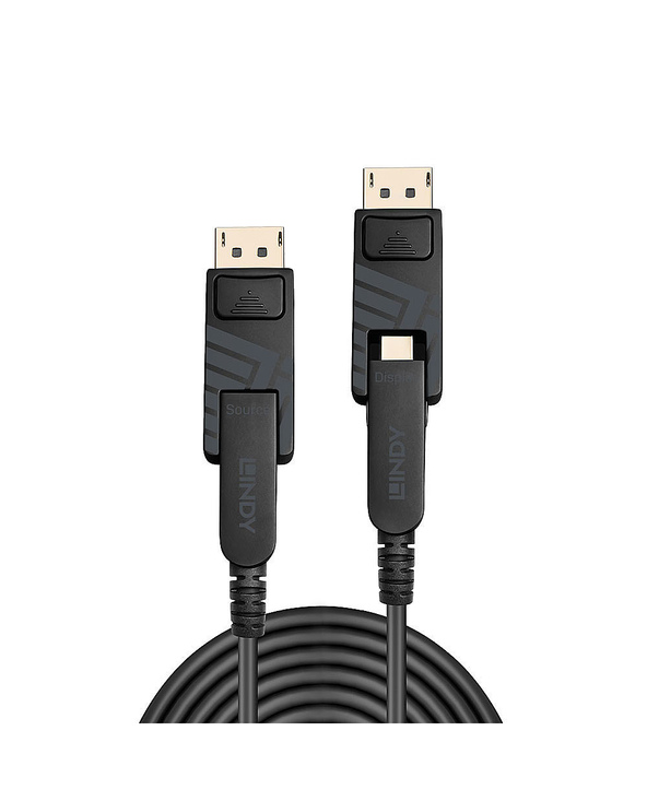 Lindy 38481 câble DisplayPort 20 m Mini DisplayPort Noir