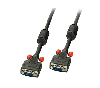 Lindy 36371 câble VGA 0,5 m VGA (D-Sub) Noir