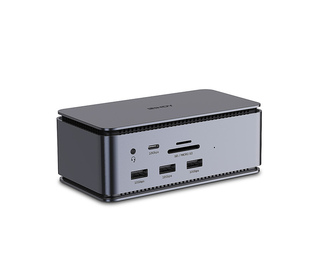 Lindy 43372 station d'accueil USB4 Anthracite