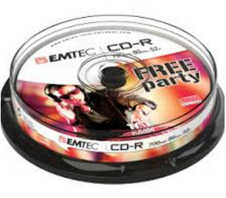 Emtec 52x, 10 pack CD-R 700 Mo 10 pièce(s)