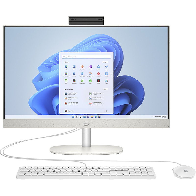 HP 24-CR0068NF 23.8" I3 8 Blanc 512 Go
