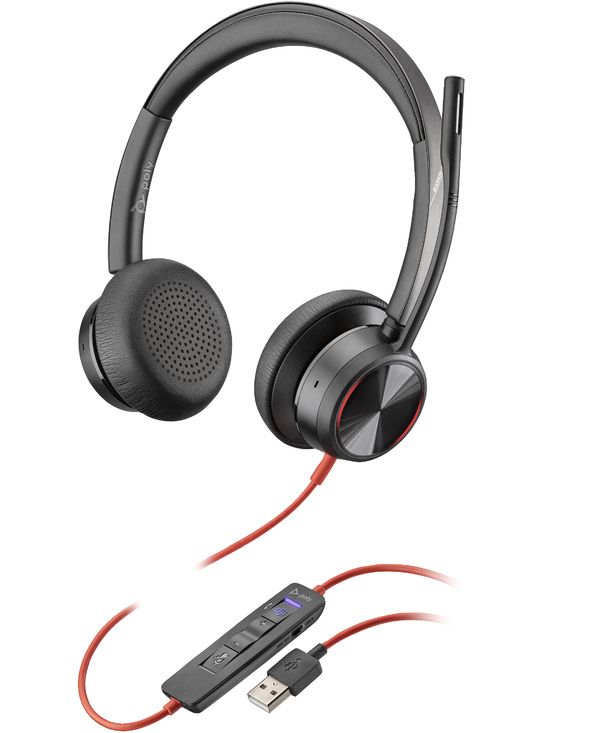 POLY Micro-casque Blackwire 8225 USB-A certifié Microsoft Teams